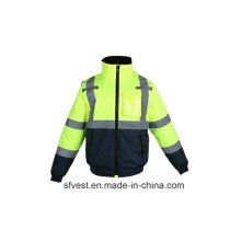 Fashionable Winter High Quality High Visibility Safety Jacket